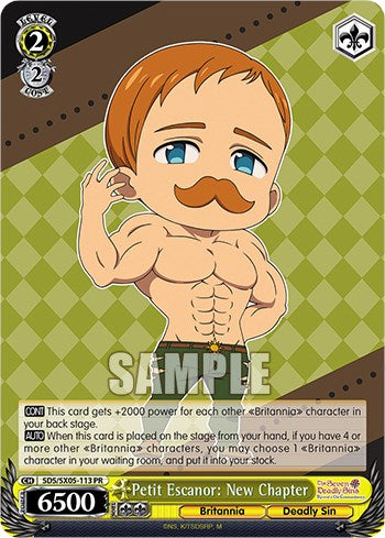 Petit Escanor: New Chapter (SDS/SX05-113 PR) - The Seven Deadly Sins: Revival of The Commandments