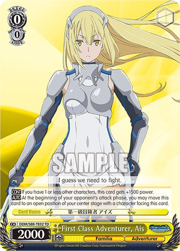First Class Adventurer, Ais (DDM/S88-TE02 TD) - Is it Wrong to Try to Pick Up Girls in a Dungeon?
