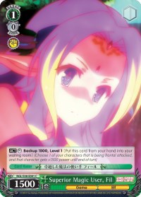 Superior Magic User, Fil (NGL/S58-E041 C) - No Game No Life