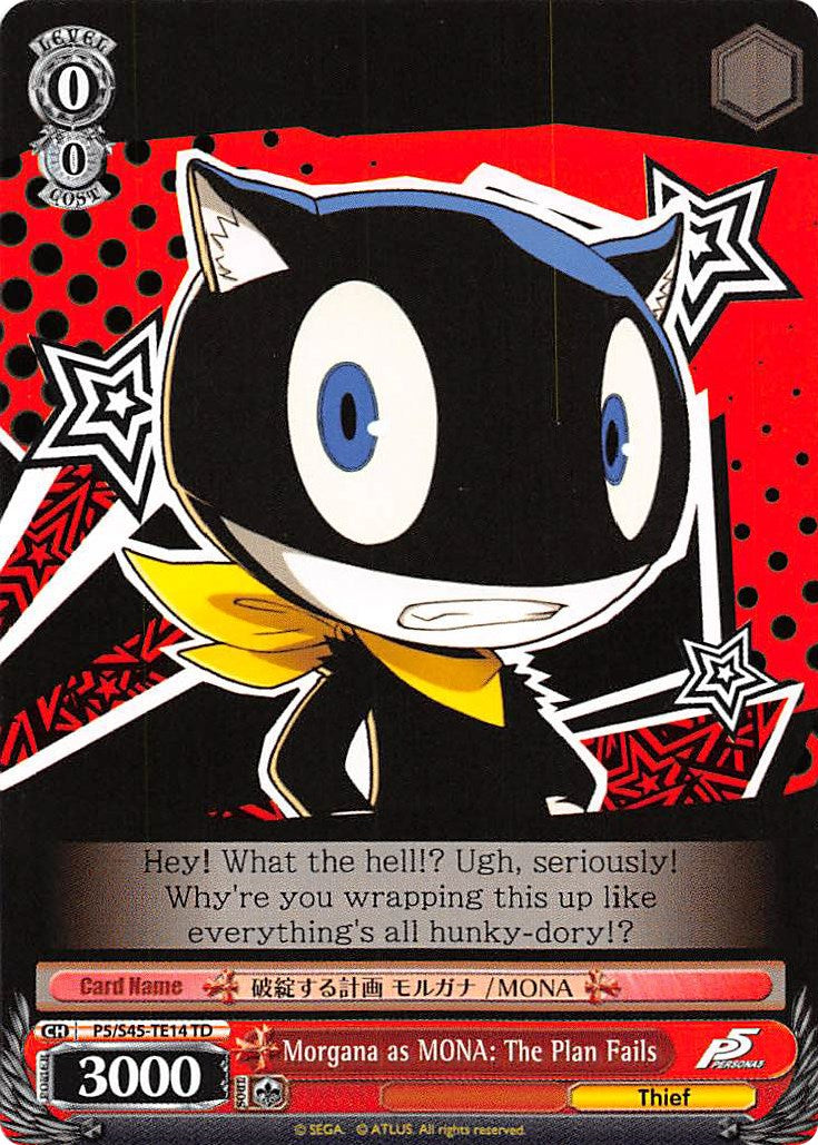 Morgana as MONA: The Plan Fails (P5/S45-TE14 TD) - Persona 5