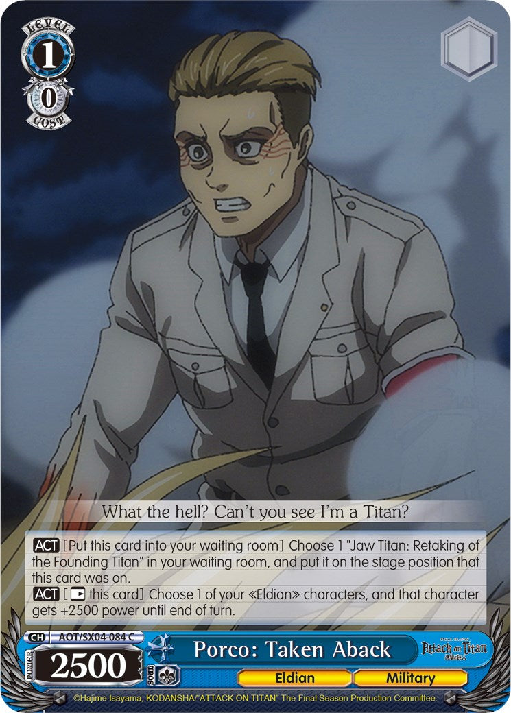 Porco: Taken Aback (AOT/SX04-084 C) - Attack On Titan: Final Season