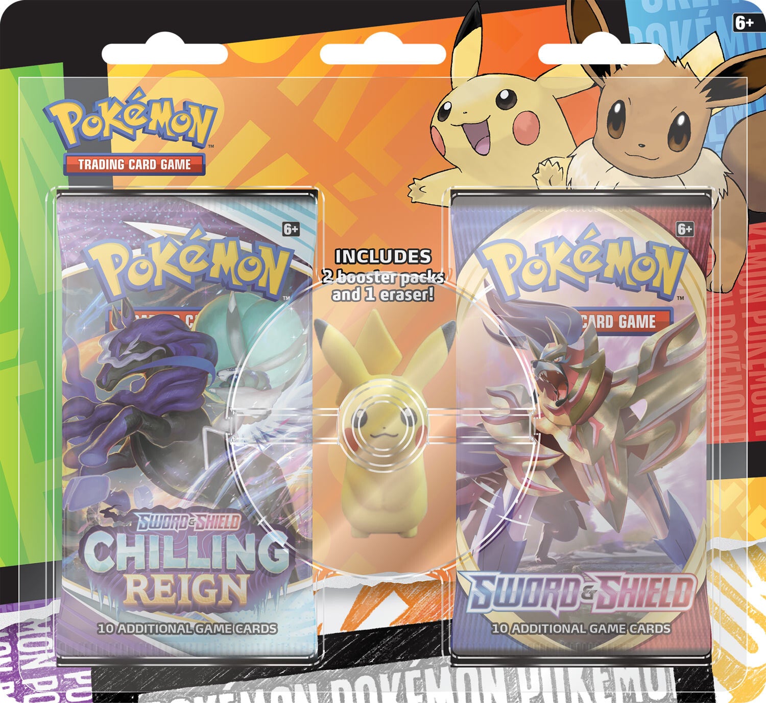 Back to School Eraser Blister (Pikachu)