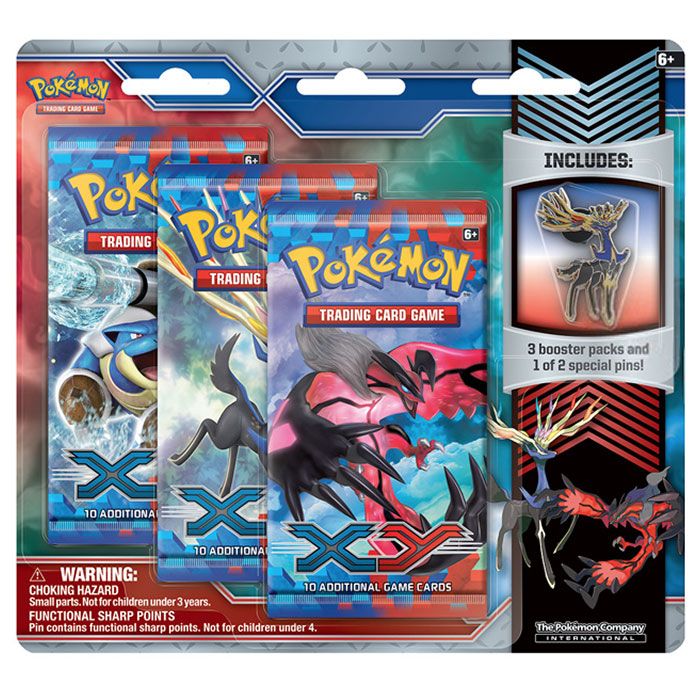 XY - 3-Pack Pin Blister Case (Xerneas & Yveltal)