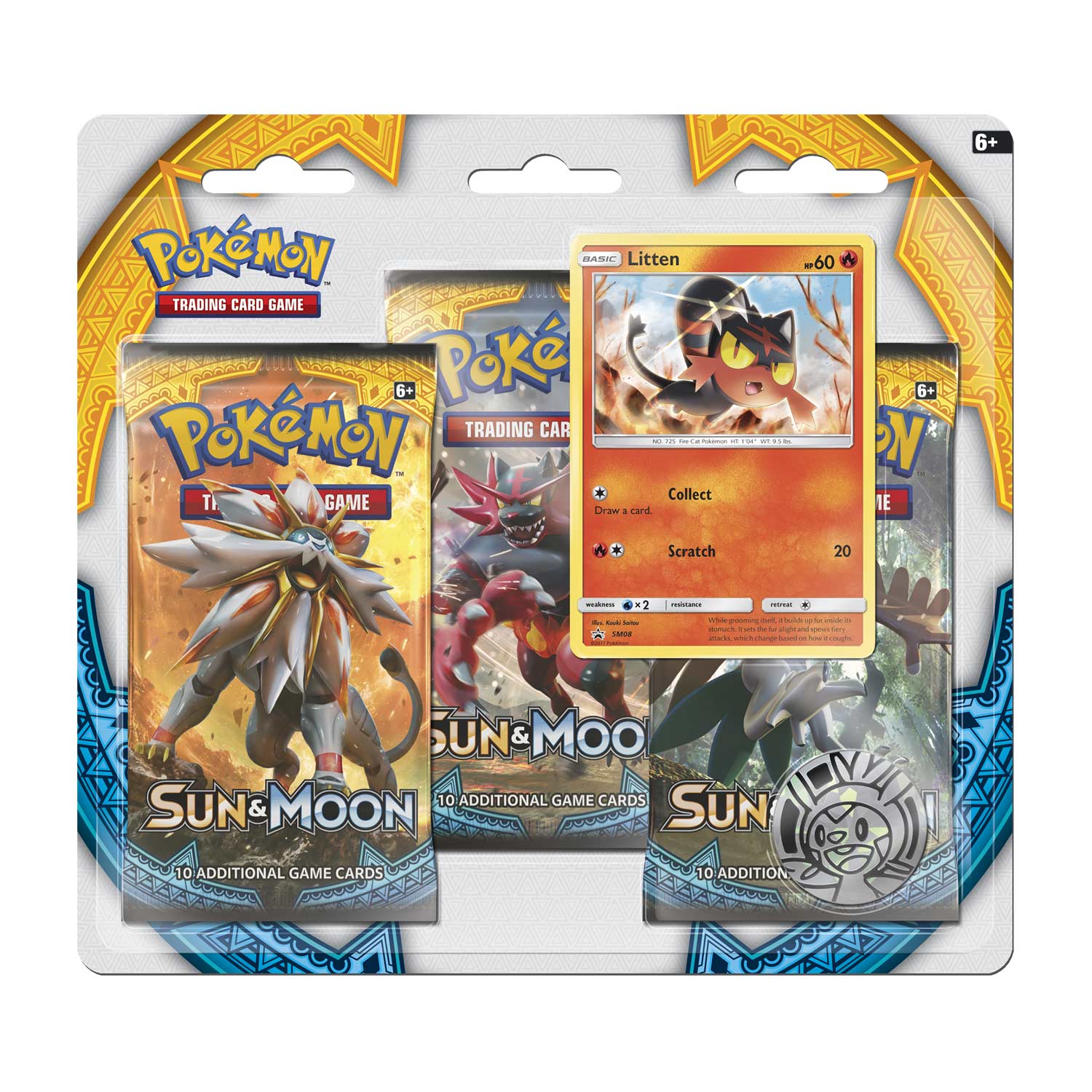Sun & Moon - Premium 3-Pack Blister (Litten)
