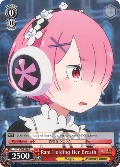 Ram Holding Her Breath (RZ/S68-E020 R) - Re:ZERO Memory Snow