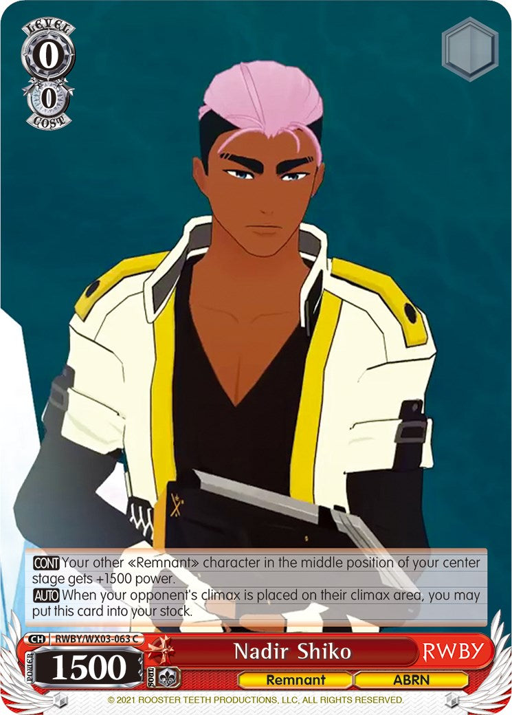 Nadir Shiko (RWBY/WX03-063 C) - RWBY