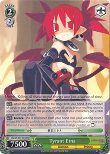 Tyrant Etna (DG/EN-S03-E048 RR) - Disgaea