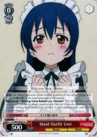 Maid Outfit Umi (LL/W24-E057 U) - Love Live!