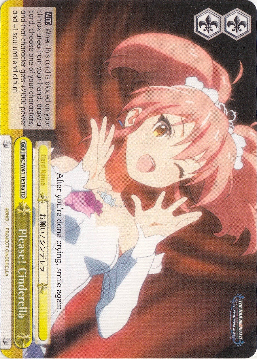 Please! Cinderella (Yellow) (A) (IMC/W41-TE18a TD) - The iDOLM@STER Cinderella Girls