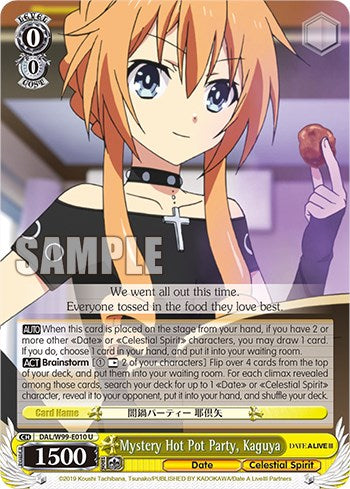 Mystery Hot Pot Party, Kaguya (DAL/W99-E010 U) - Date A Live Vol.2