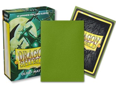 Dragon Shield Matte Olive Japanese Sleeves 60-Count
