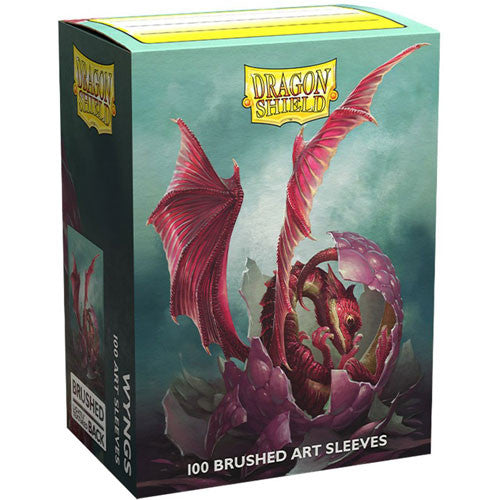 Dragon Shield Brushed Art Sleeves Baby Dragon Wyngs 100-Count