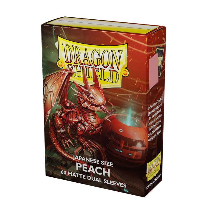 Dragon Shield Dual Matte Peach Piip Japanese Sleeves 60-Count
