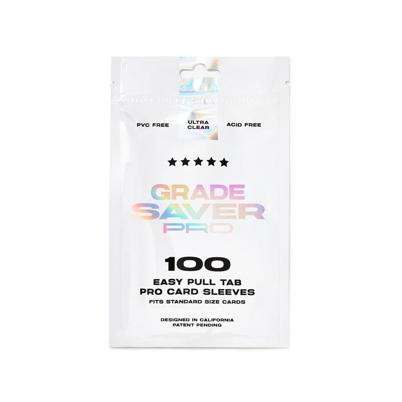 Grade Saver Pro Card Sleeves with Easy Pull Tab