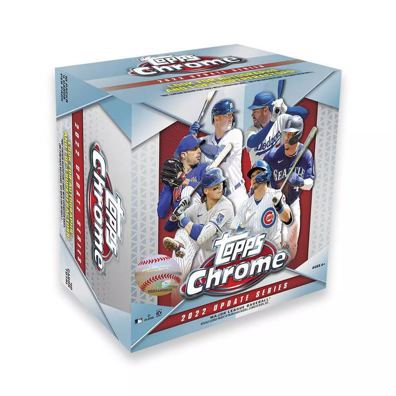 2022 Topps MLB Chrome Updates Baseball 10-Pack Mega Box