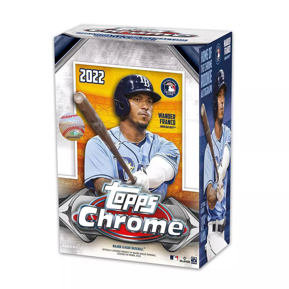 2022 Topps MLB Chrome Baseball 8-Pack Blaster Box