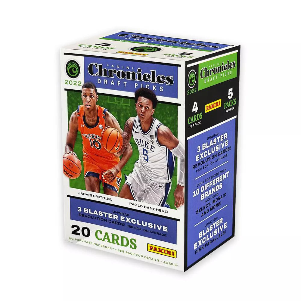 2022 Panini NBA Chronicles Draft Picks Basketball 5-Pack Blaster Box