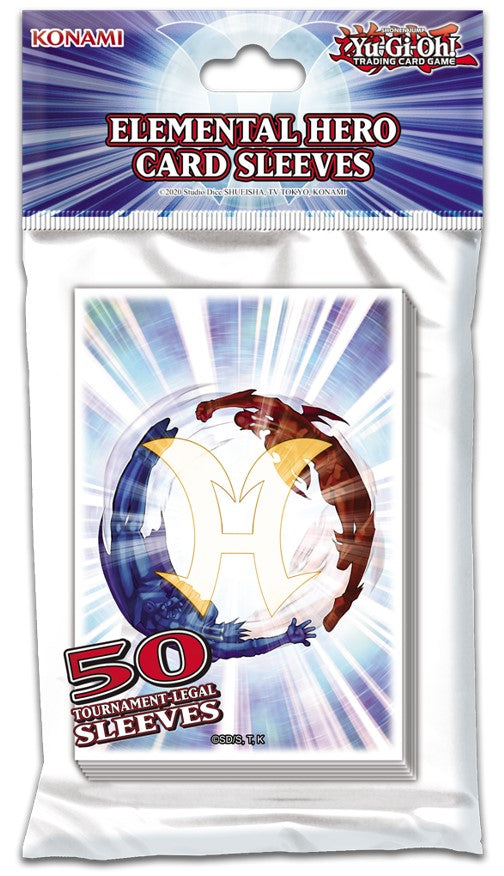 Yu-Gi-Oh! Elemental Hero Sleeves 50-Count