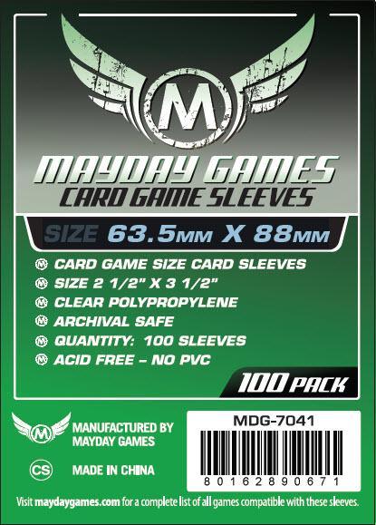 Mayday Games Standard Size Trading Card Sleeves 100-Count - Josh's Cards