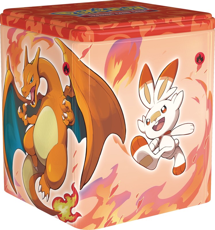 Pokemon: Fighting, Fire, and Darkness Stacking Tin