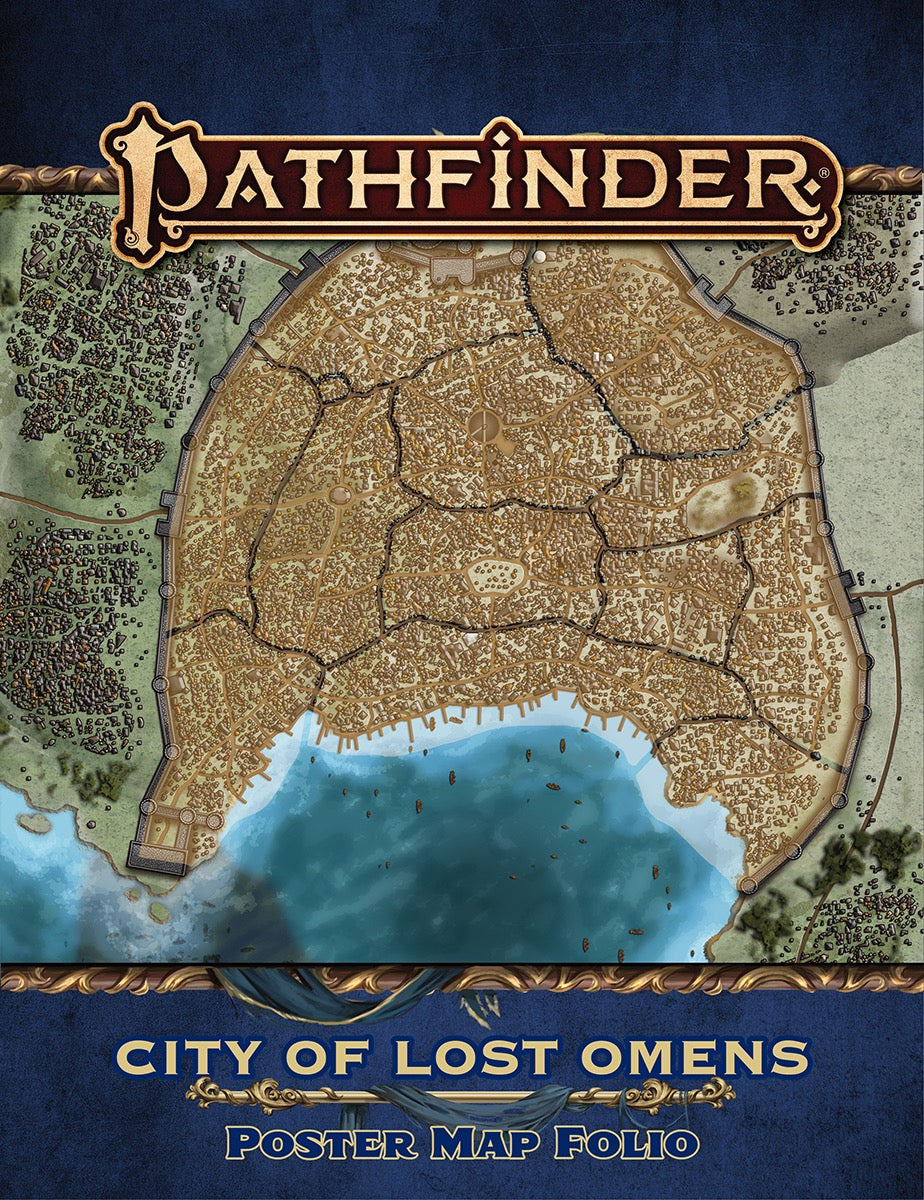 Pathfinder Second Edition: City of Lost Omens - Poster Map Folio