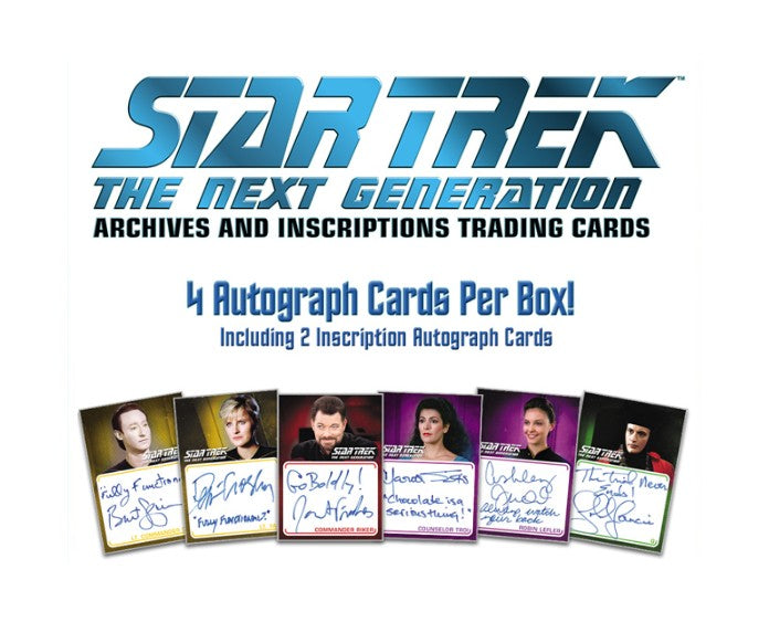 2022 Rittenhouse Star Trek The Next Generation Archives and Inscriptions Hobby Box