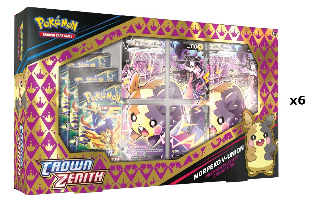 Pokemon: Crown Zenith Morpeko V-Union Premium Playmat Collection