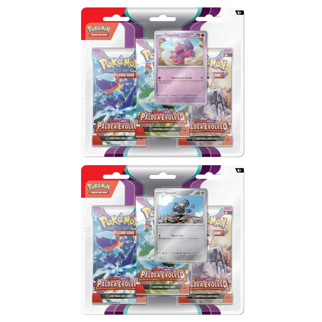 Pokemon: Paldea Evolved 3-Pack Blister