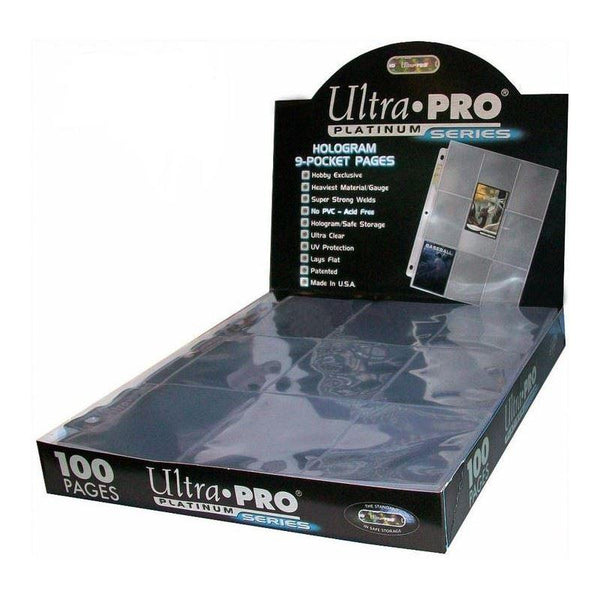 Ultra Pro 9-Pocket Platinum Page 100-Count