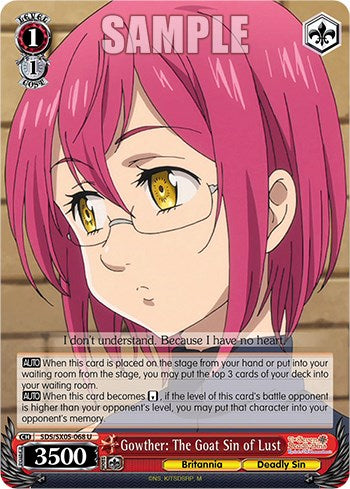 Gowther: The Goat Sin of Lust (SDS/SX05-068 U) - The Seven Deadly Sins: Revival of The Commandments
