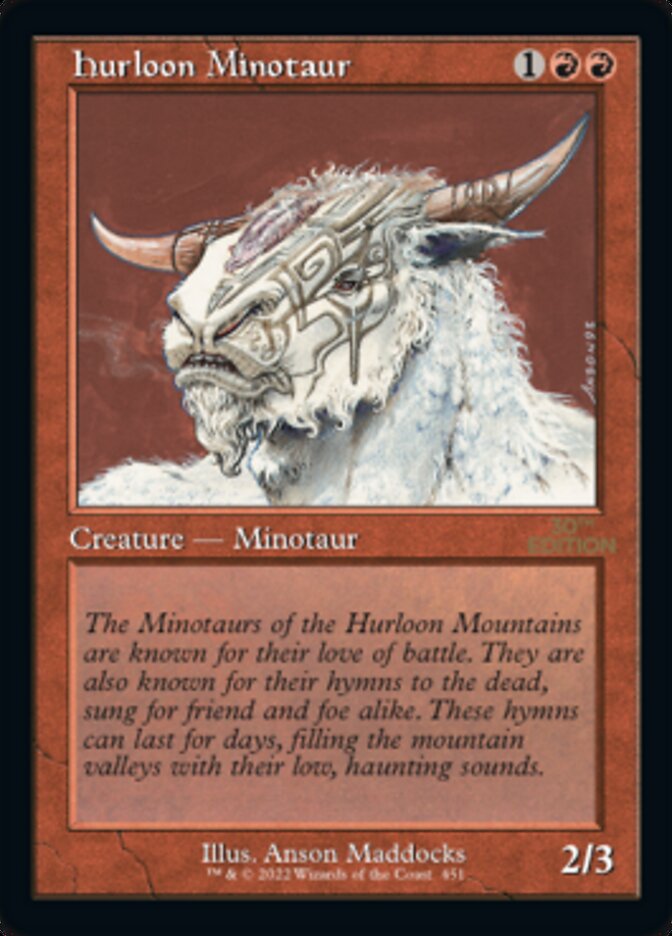 Hurloon Minotaur (Retro Frame) (30A-451) - 30th Anniversary Edition