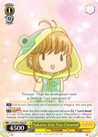 Sakura: Got You Covered (SR) (CCS/WX01-002S SR) - Cardcaptor Sakura: Clear Card