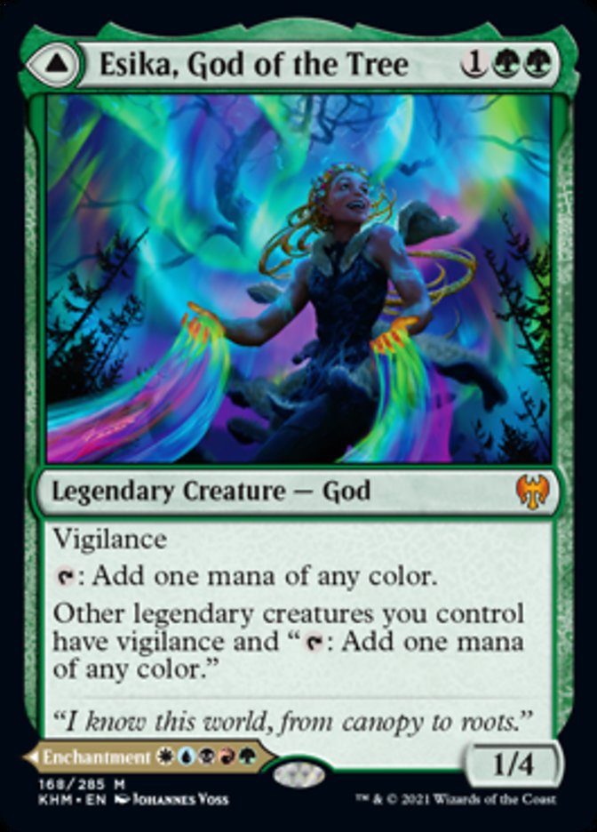 Esika, God of the Tree // The Prismatic Bridge (KHM-168) - Kaldheim