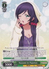 Nozomi in Pajamas (LL/EN-W01-063 U) - Love Live! DX