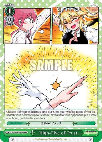 High-Five of Trust (RRR) (KMD/W96-TE19R RRR) - Miss Kobayashi's Dragon Maid