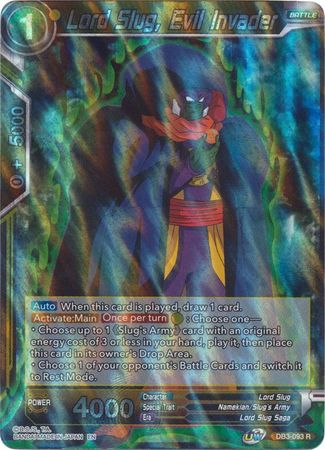 Lord Slug, Evil Invader (DB3-093) [Giant Force]