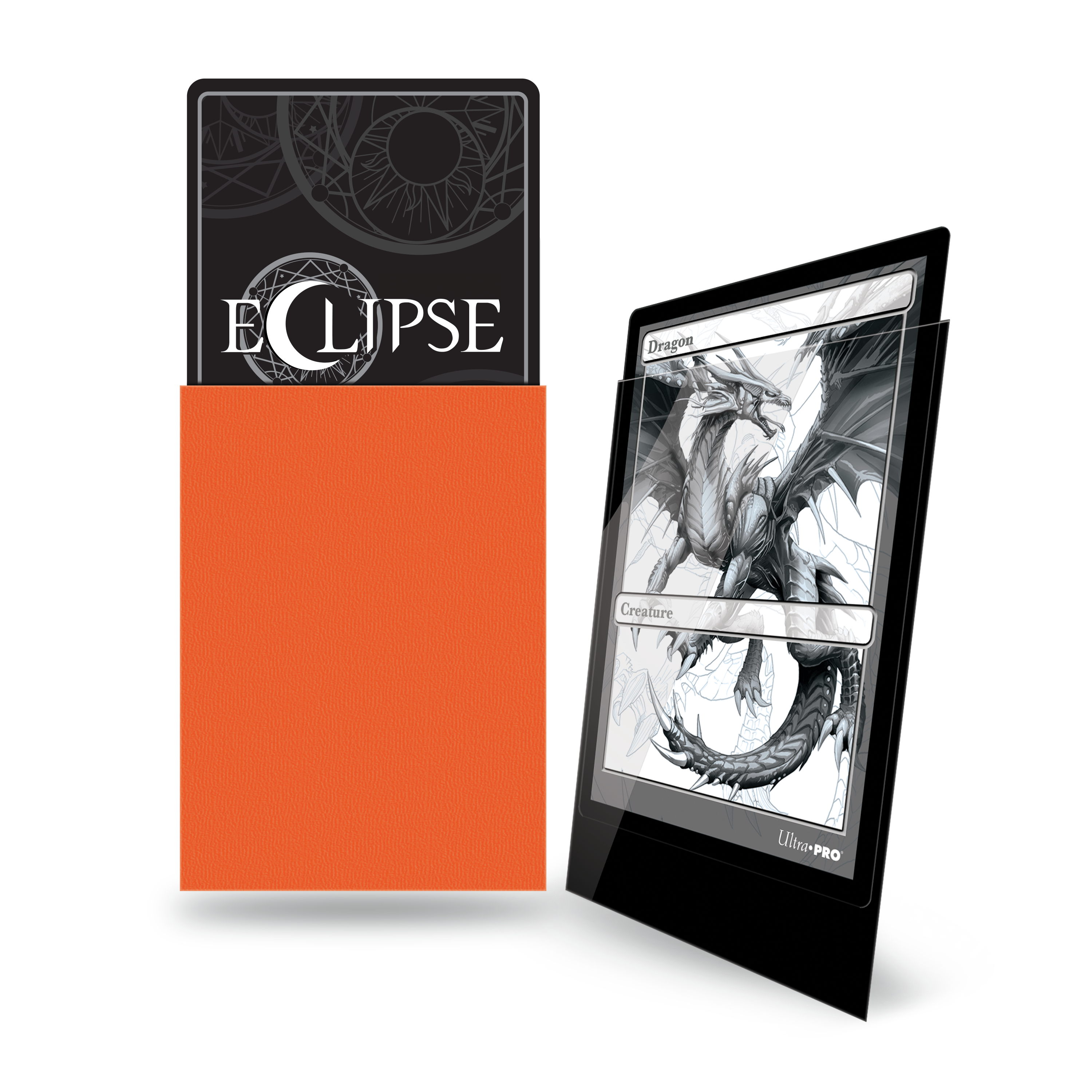 Ultra PRO: Standard 100ct Sleeves - Eclipse Gloss (Pumpkin Orange)