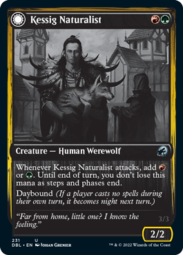Kessig Naturalist // Lord of the Ulvenwald (DBL-231) - Innistrad: Double Feature: (Double Faced Transform)