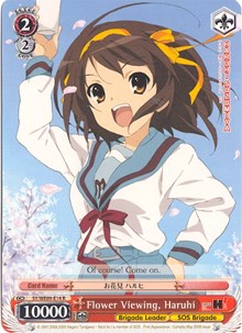 Flower Viewing, Haruhi (SY/WE09-E14) - The Melancholy of Haruhi Suzumiya Extra Booster