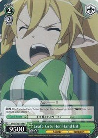 Leafa Gets Her Hand Bit (SAO/S20-E036 U) - Sword Art Online