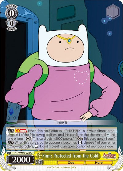 Finn: Protected from the Cold (AT/WX02-022 C) - Adventure Time