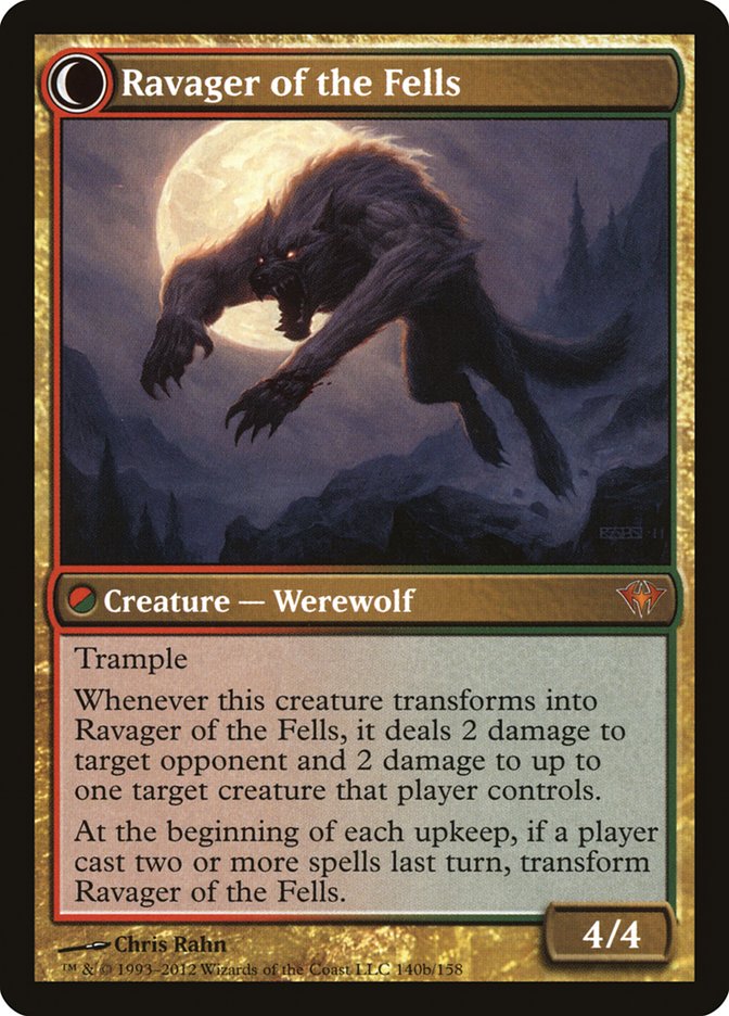 Huntmaster of the Fells // Ravager of the Fells (DKA-140) - Dark Ascension: (Double Faced Transform)