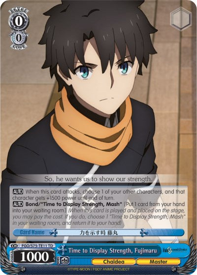 Time to Display Strength, Fujimaru (FGO/S75-TE11 TD) - Fate/Grand Order Absolute Demonic Front: Babylonia