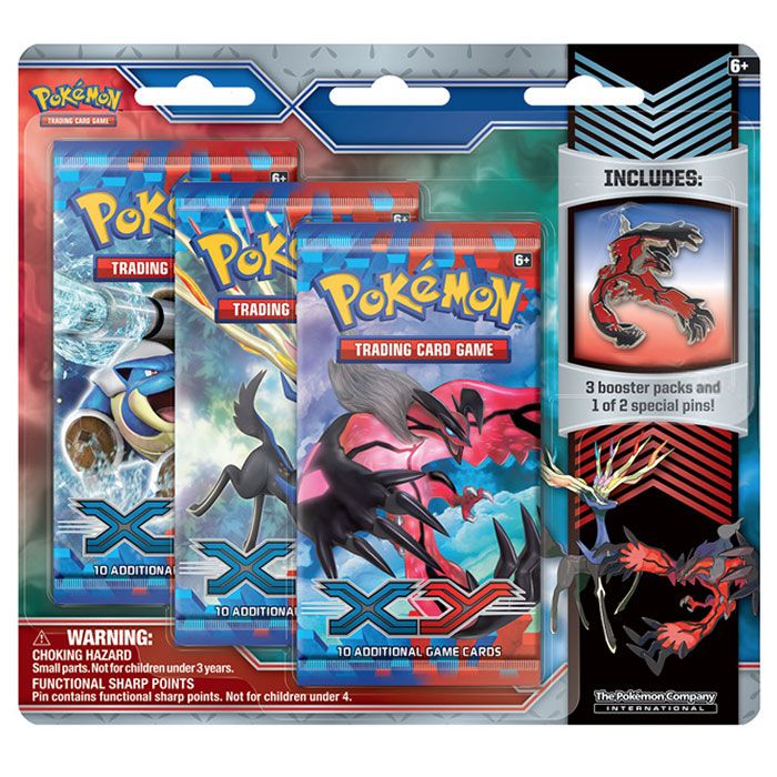 XY - Collector's Pin 3-Pack Blister (Yveltal)