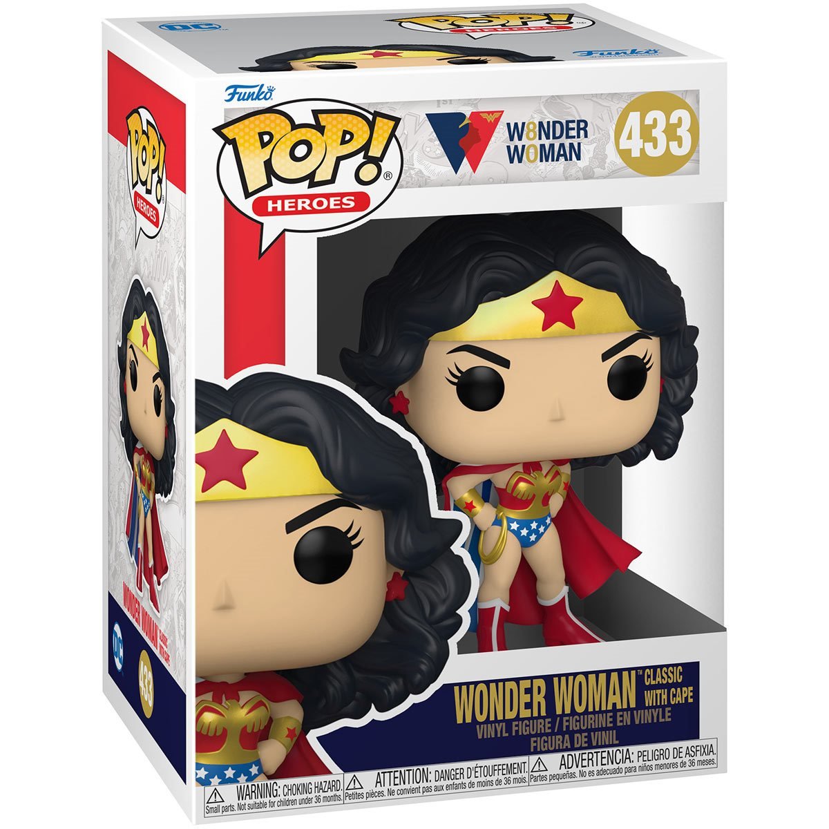 Funko Pop! Wonder Woman 80th Anniversary Classic with Cape