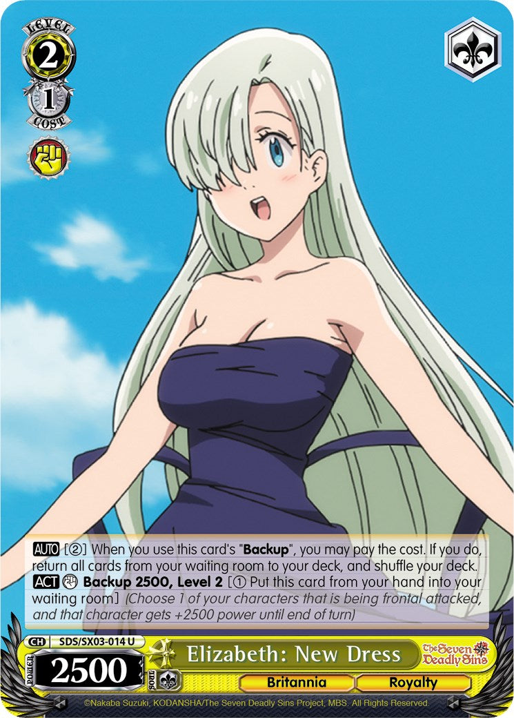 Elizabeth: New Dress (SDS/SX03-014 U) - The Seven Deadly Sins