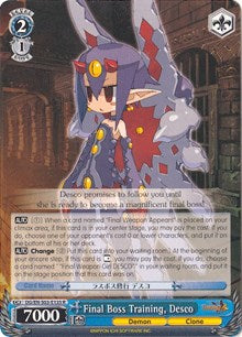 Final Boss Training, Desco (DG/EN-S03-E135 R) - Disgaea