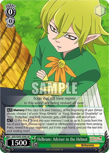 Helbram: Adviser in the Helmet (SR) (SDS/SX05-039S SR) - The Seven Deadly Sins: Revival of The Commandments
