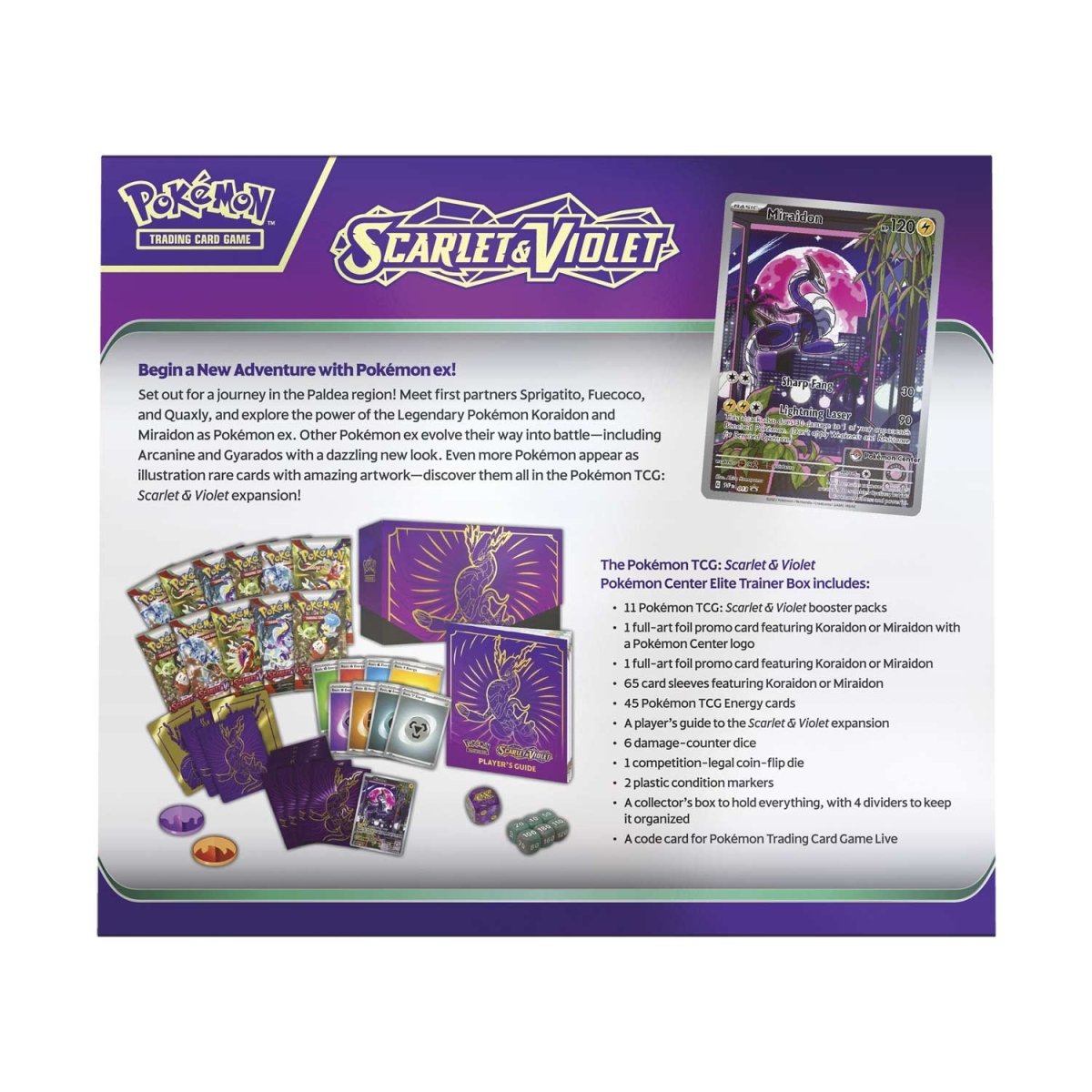 pokemon center scarlet and violet booster box Scarlet & Violet