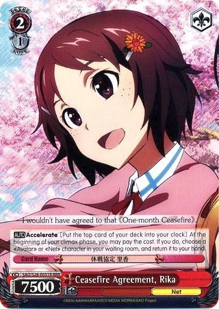 Ceasefire Agreement, Rika (RRR) (SAO/S26-E051R RRR) - Sword Art Online Vol.2